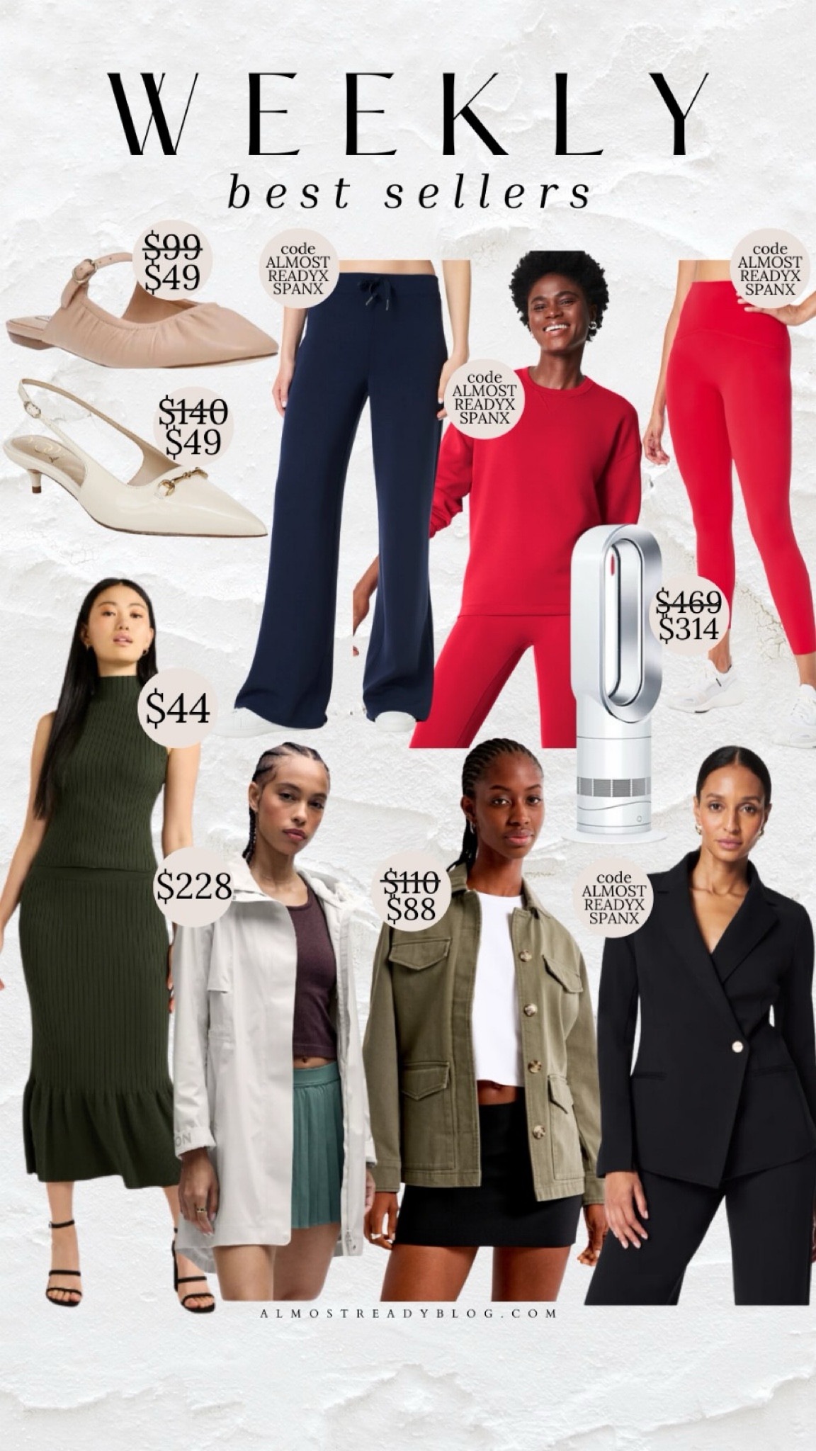 Weekly best sellers, Spanx code ALMOSTREADYXSPANX 

#LTKSaleAlert #LTKFindsUnder100 #LTKFindsUnder50