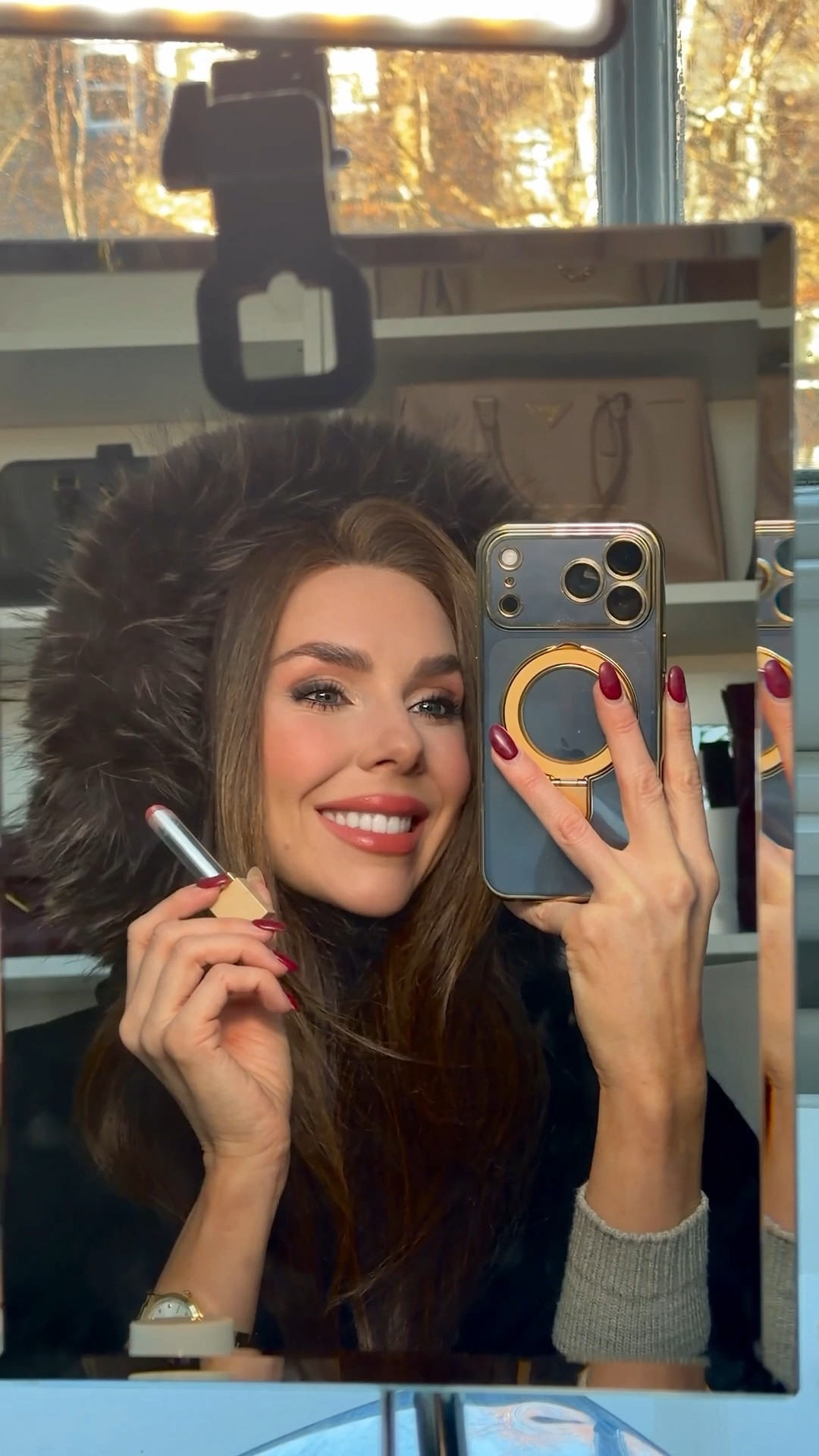 Lipstick peachy and glossy Burberry honey heritage 

#LTKuk #LTKbeauty #LTKluxury