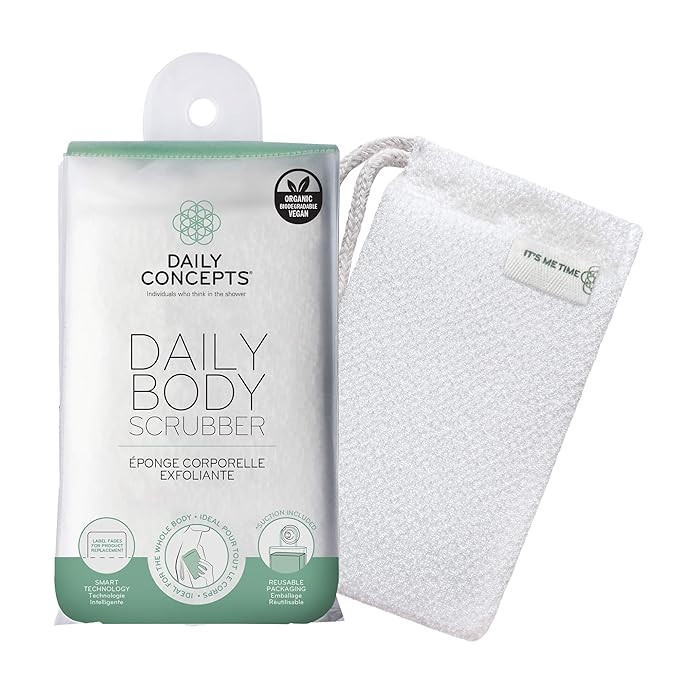 Daily Body Scrubber - Daily Concepts - The Perfect Mild Exfoliation, 1 Count (Pack of 1) | Amazon (US)