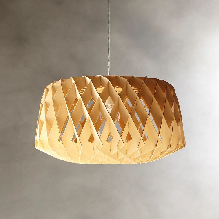 Gwyn 1 - Light Single Geometric Pendant | Wayfair North America