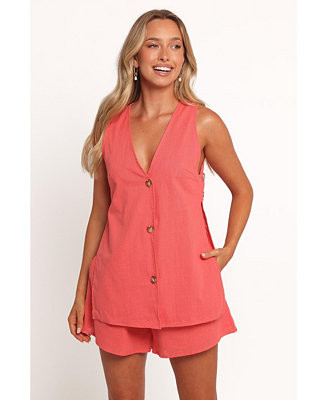 Petal and Pup Women's Miller Short Set - Coral XL - Macy's | Macy's