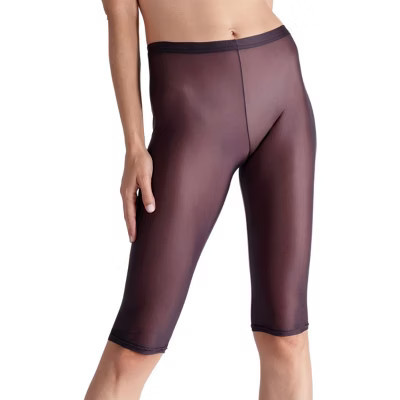 LECHERY Women's Lustrous Sheer Capri Tights (1 Pair) - Black, S | Target