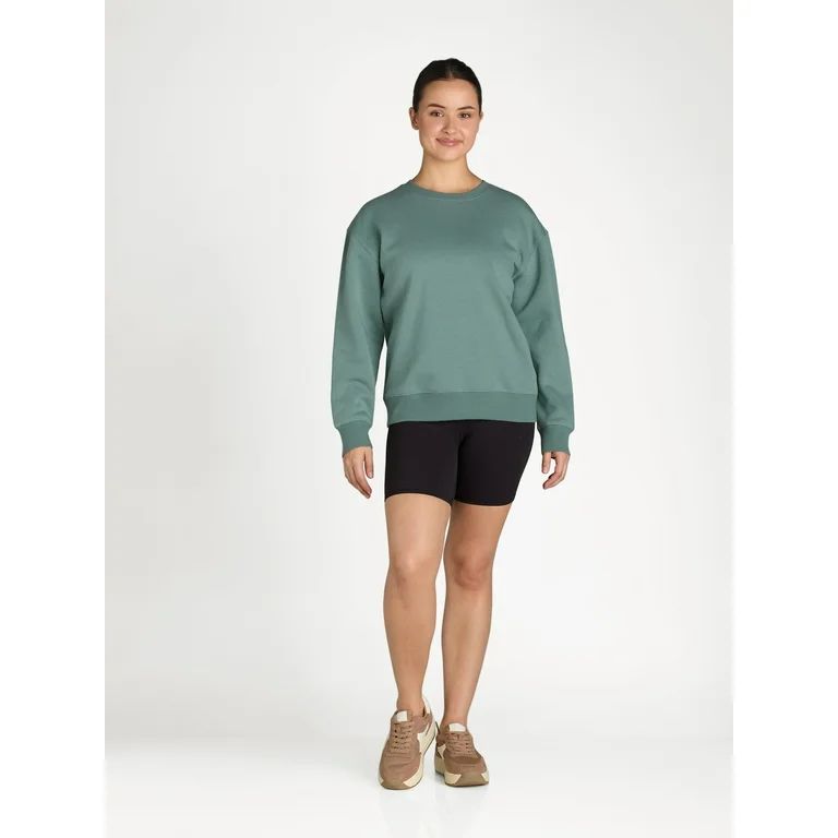 Athletic Works Women's Fleece Crewneck Sweatshirt, Sizes XS-XXXL | Walmart (US)