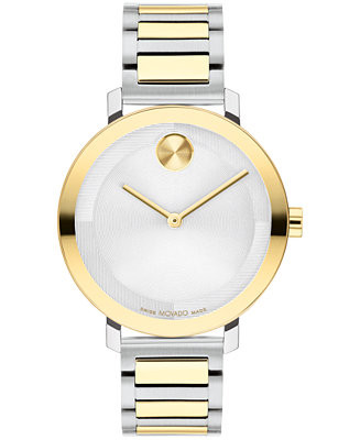 Movado Women's Bold Evolution 2.0 Swiss Quartz Two-Tone Stainless Steel Watch 34mm - Macy's | Macy's