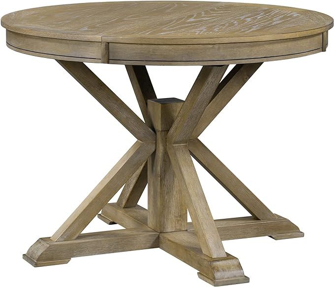 NicBex Dining Table Contemporary Kitchen Table Farmhouse Rustic Retro Functional Extendable Dinin... | Amazon (US)