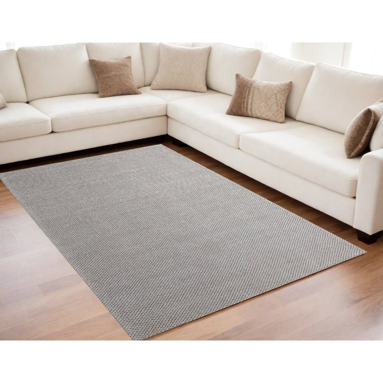 HomeRoots 5' X 8' Beige Hand Woven Non Skid Area Rug | Walmart (US)