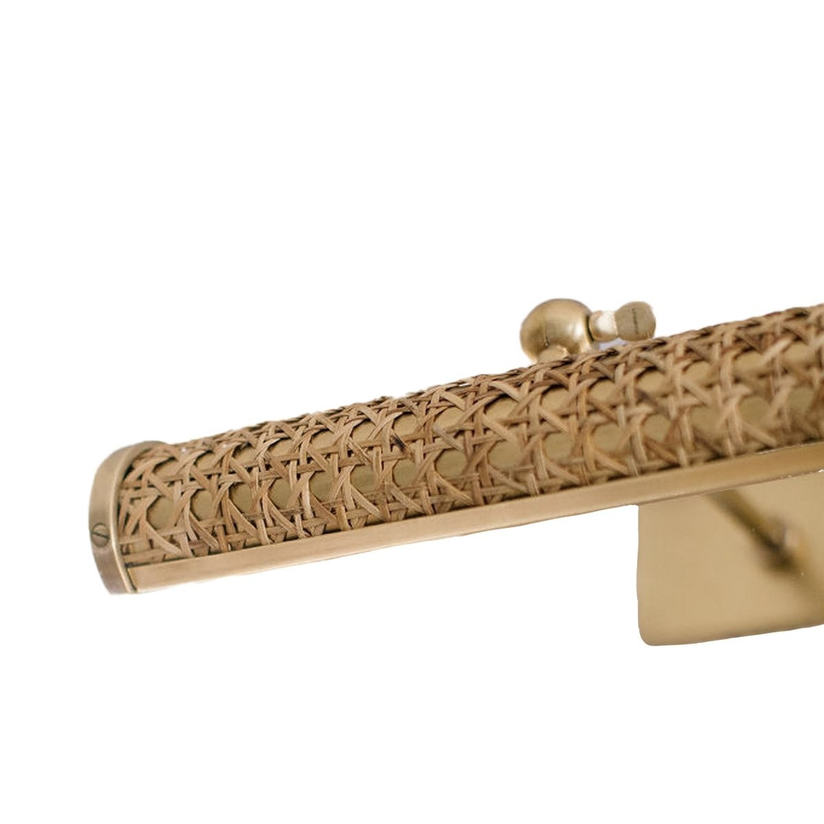 Caned Picture Light Sconce | Amanda Lindroth