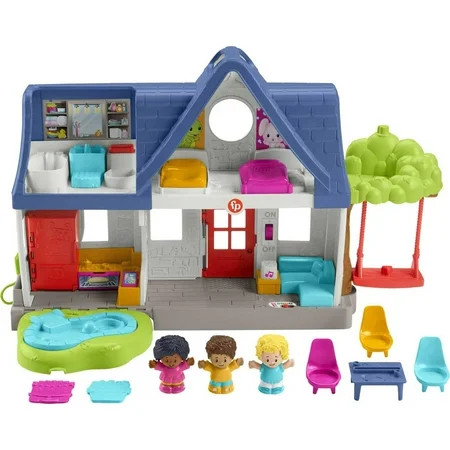 Fisher-Price Little People Friends Together Play House Playset for Toddler 1Y+ | Walmart (US)