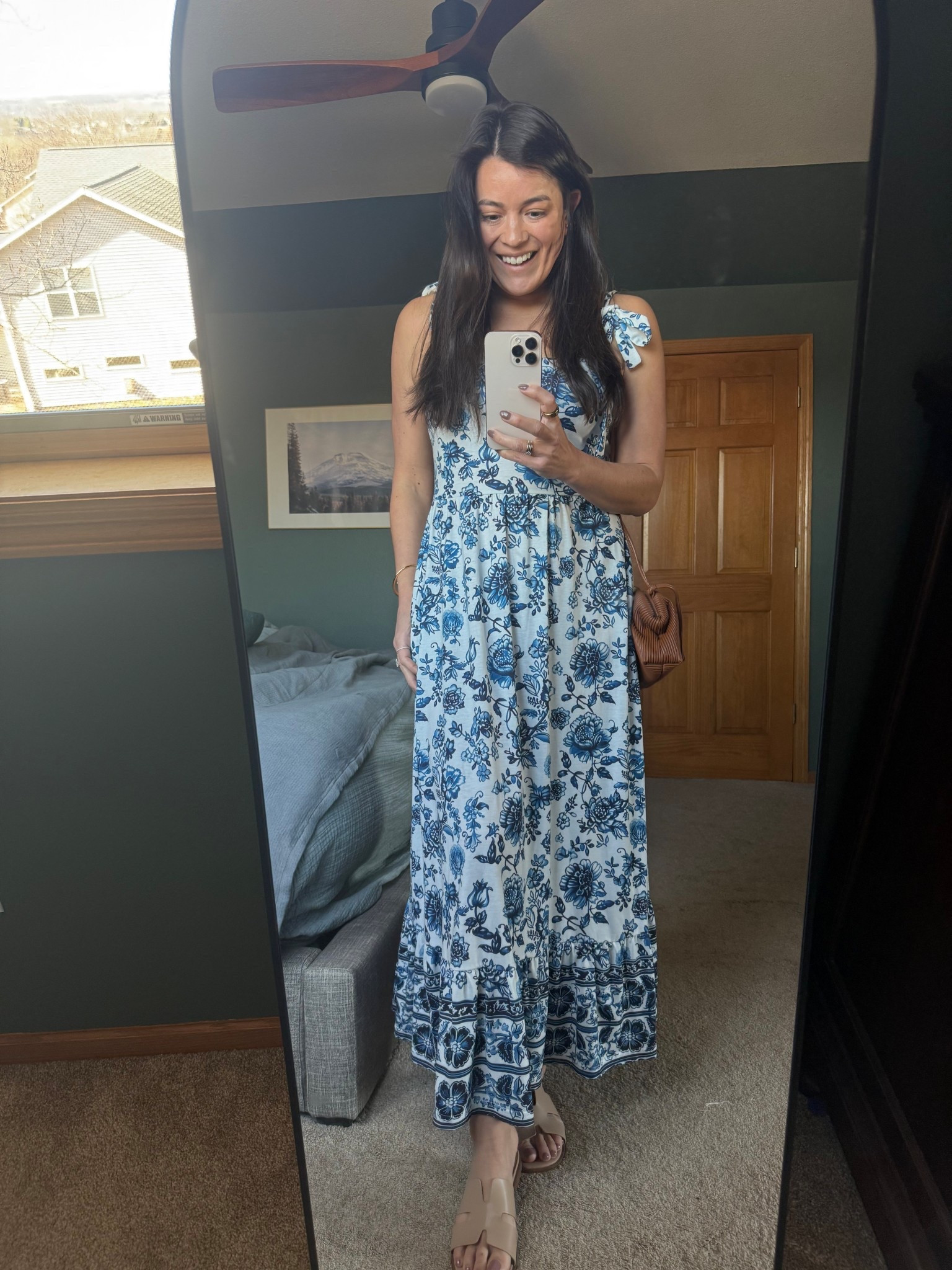 The perfect transition to spring/summer dress!! It’s so flowy and comfortable - runs TTS. 

#LTKWedding #LTKFindsUnder50 #LTKSeasonal