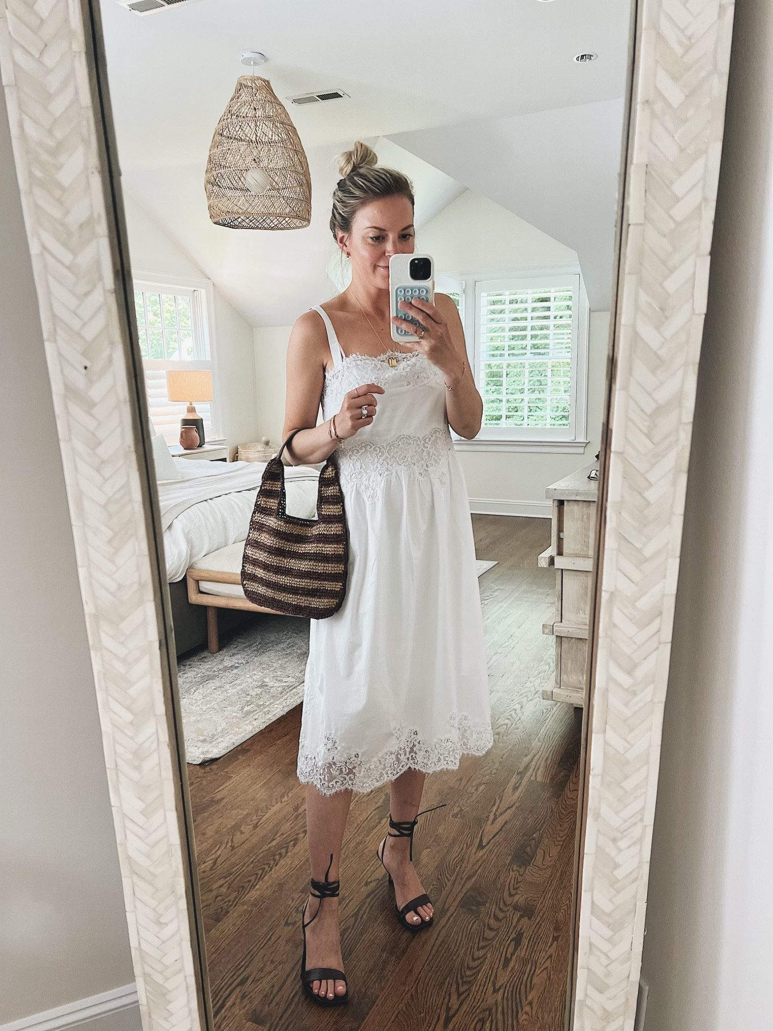 White summer outfit, date night, girls night, vacation outfit 
-XS dress 
-heels fit tts 

#LTKFindsUnder100 #LTKStyleTip