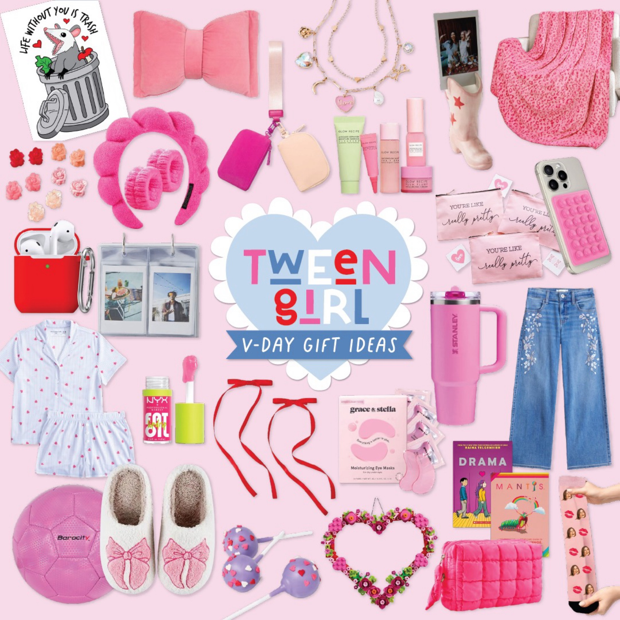 Sweet and stylish gifts for the tween who can’t get enough of all things pretty! These picks will steal her heart. 🎀

#ValentineForTweens #GirlyGifts #LoveDayFun

#LTKKids #LTKSeasonal #LTKGiftGuide
