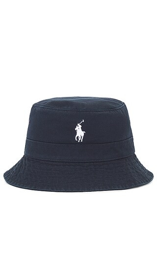 Bucket Hat in Polo Black | Revolve Clothing (Global)