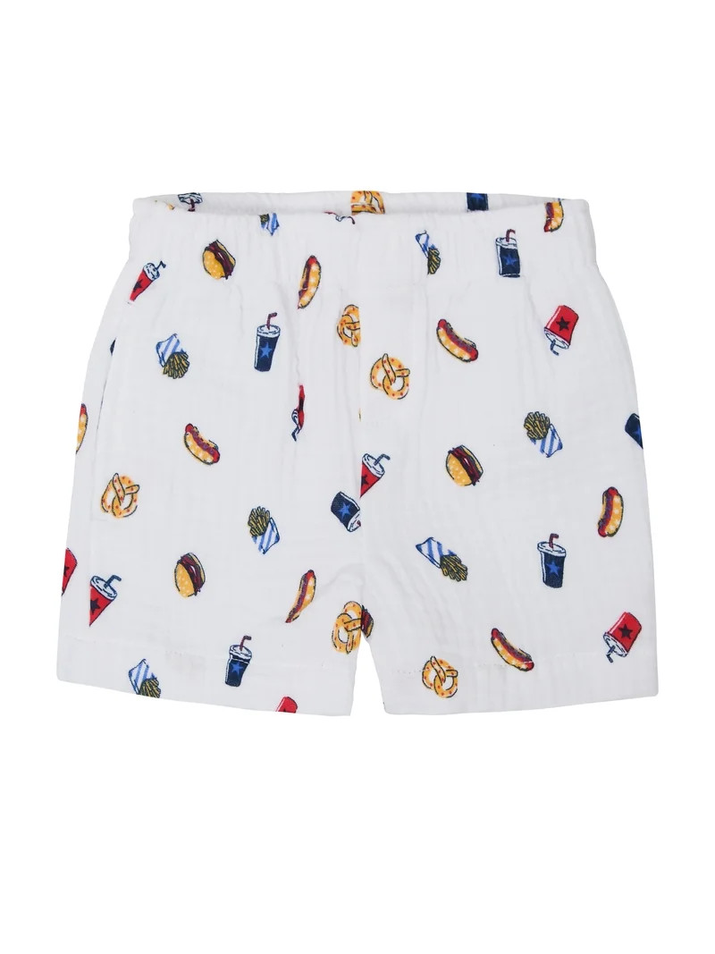 Way to Celebrate Toddler Boy Patriotic Americana Americana Shirt and Short Set, Sizes 12M-5T - Wa... | Walmart (US)
