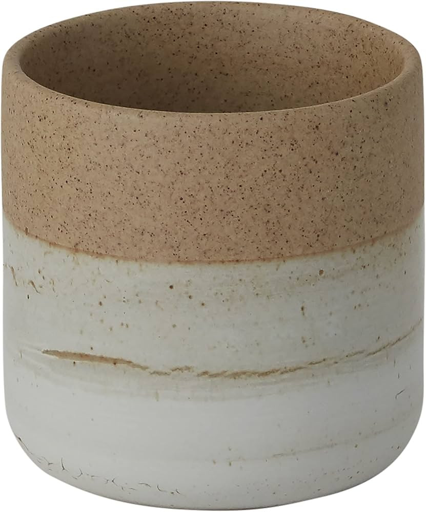 The Bridge Collection Two-Tone Marbled Speckled Planter Pot | Amazon (US)