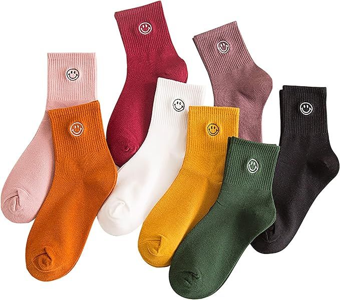 Amazon.com: Girls Boys Socks ,Cute Smile Face Socks,Fashion Cartoon Socks, Socks Funny Low Cut So... | Amazon (US)