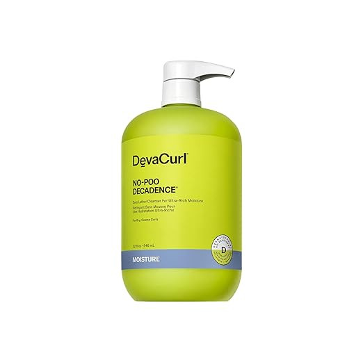 DevaCurl No-Poo Decadence Zero Lather Cleanser For Ultra-Rich Moisture | Amazon (US)