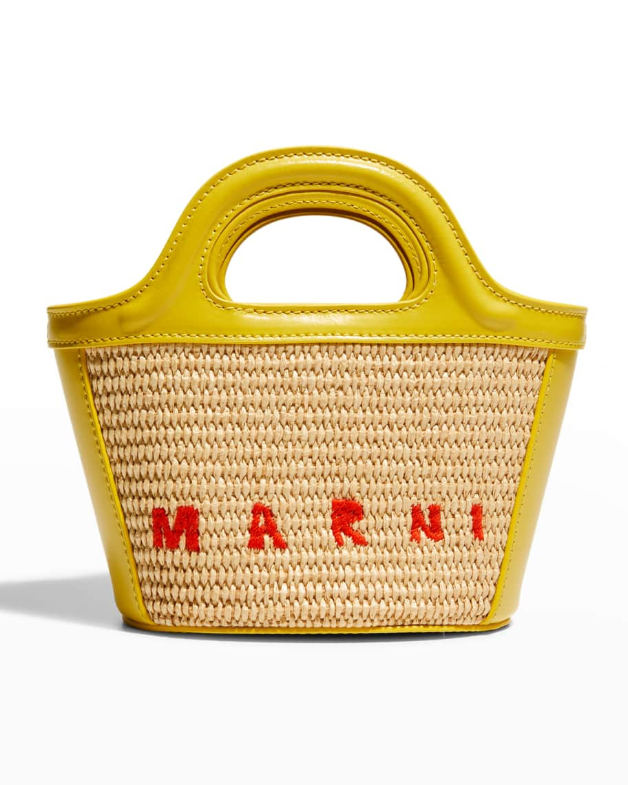 Tropicalia Micro Raffia Tote Bag | Neiman Marcus