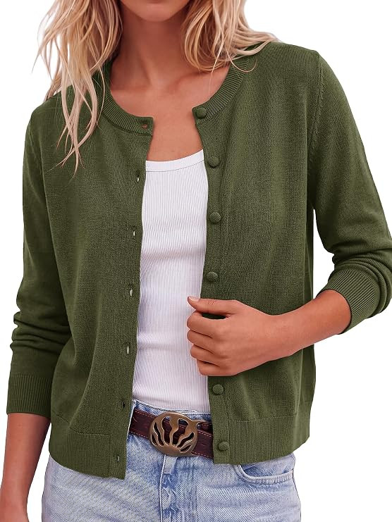 BTFBM Cardigan Sweaters for Women Lightweight Sweater | Amazon (US)
