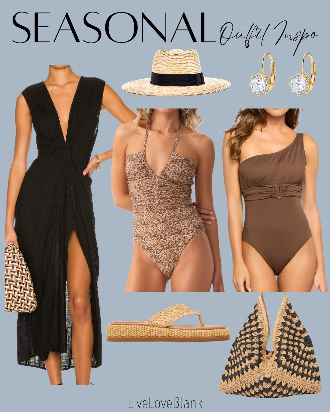 Swimwear outfits 
One piece bathing suits 
Swim coverup 
Beach bag and hat


#LTKmomlife #LTKSeasonal #LTKTravel