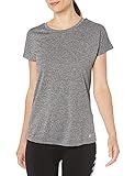 Starter Women's Short Sleeve Drapey TRAINING-TECH T-Shirt, Amazon Exclusive, Carbon Grey Jaspe, Smal | Amazon (US)