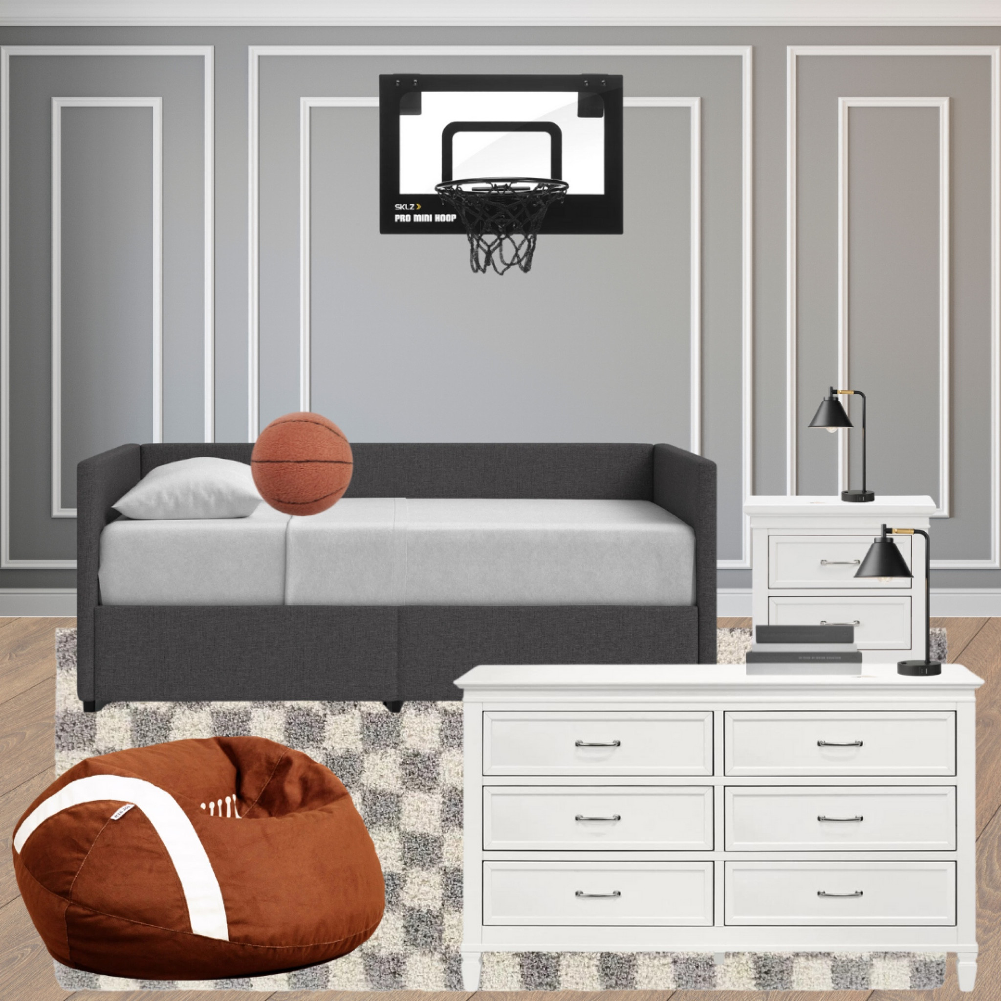 Teen boys bedroom ideas, teen boys bedroom, basketball bedroom decor, boys bedroom decor, grey bedroom, grey boys bedroom, teen boys room, teen boys bedroom inspo, basketball bedroom design ideas, interior inspo, interior decor

#LTKhome