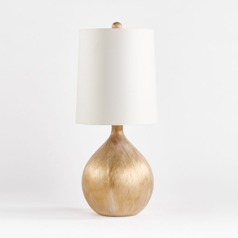 Vera Champagne Table Lamp + Reviews | Crate and Barrel | Crate & Barrel