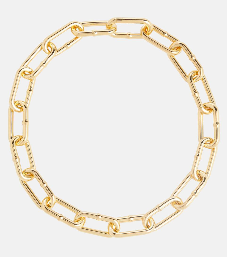 Large gold-tone silver chain necklace | Mytheresa (INTL)