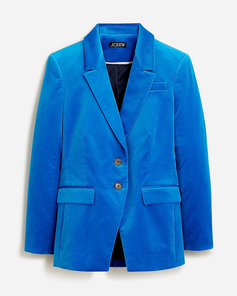 Nipped-in blazer in stretch velvet | J. Crew US
