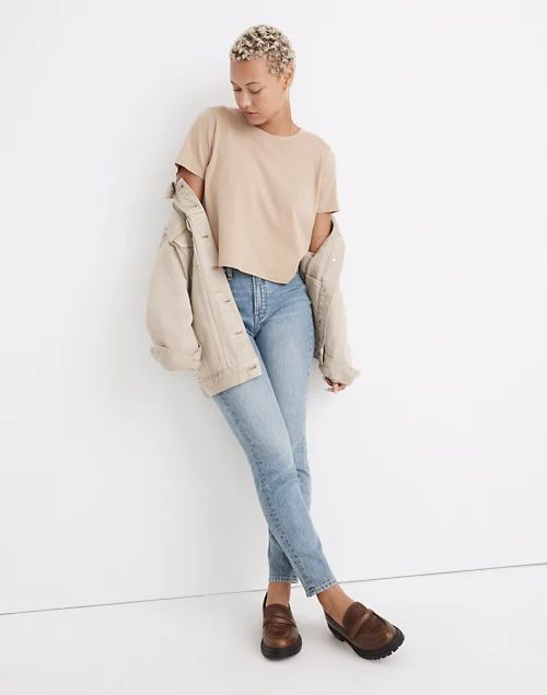 The Curvy Perfect Vintage Jean in Heathcote Wash | Madewell