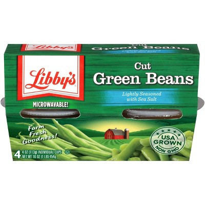 Libby's Cut Green Beans - 4pk/16oz | Target