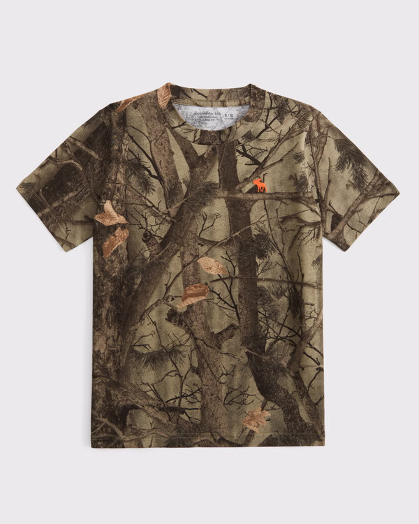 boys essential icon crew tee | boys tops | Abercrombie.com | Abercrombie & Fitch (US)