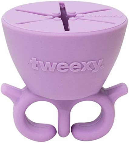 Amazon.com : tweexy Wearable Nail Polish Holder Ring, Fingernail Polishing Tool, Manicure and Ped... | Amazon (US)
