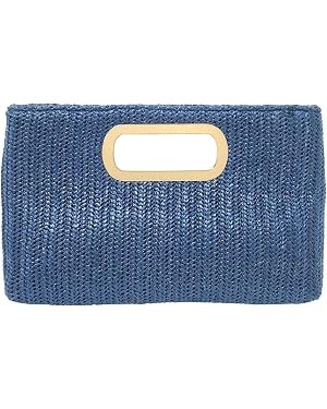 Top Handle Straw Clutch | Amazon (US)