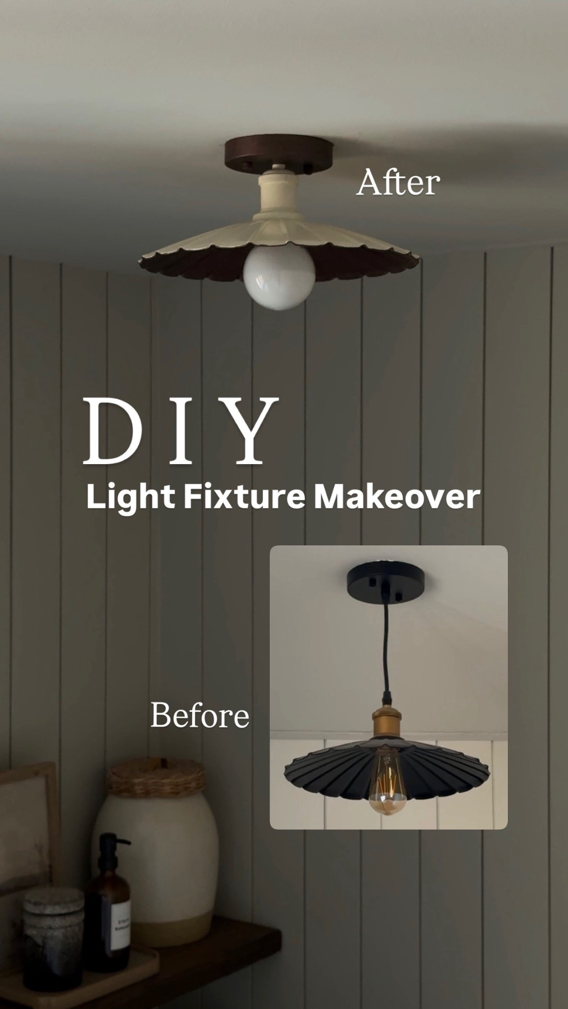 Pendant light | flush mount light | light fixture makeover | paint | rub n buff | copper | krylon clear gloss spray paint | chalk paint | gooey marshmallow acrylic paint | target finds | amazon finds | budget friendly makeover  

#LTKmomlife #LTKHome #LTKSaleAlert