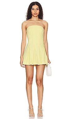 Free People Made Me Smile Mini Dress in Yellow Tansy from Revolve.com | Revolve Clothing (Global)