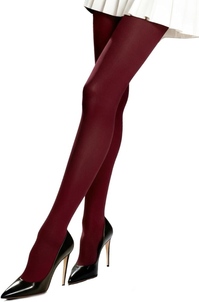 Charm and Attitude Soft Tights for Women | Warm Pantyhose Stockings | Opaque Hosiery Nylons - Mad... | Amazon (US)