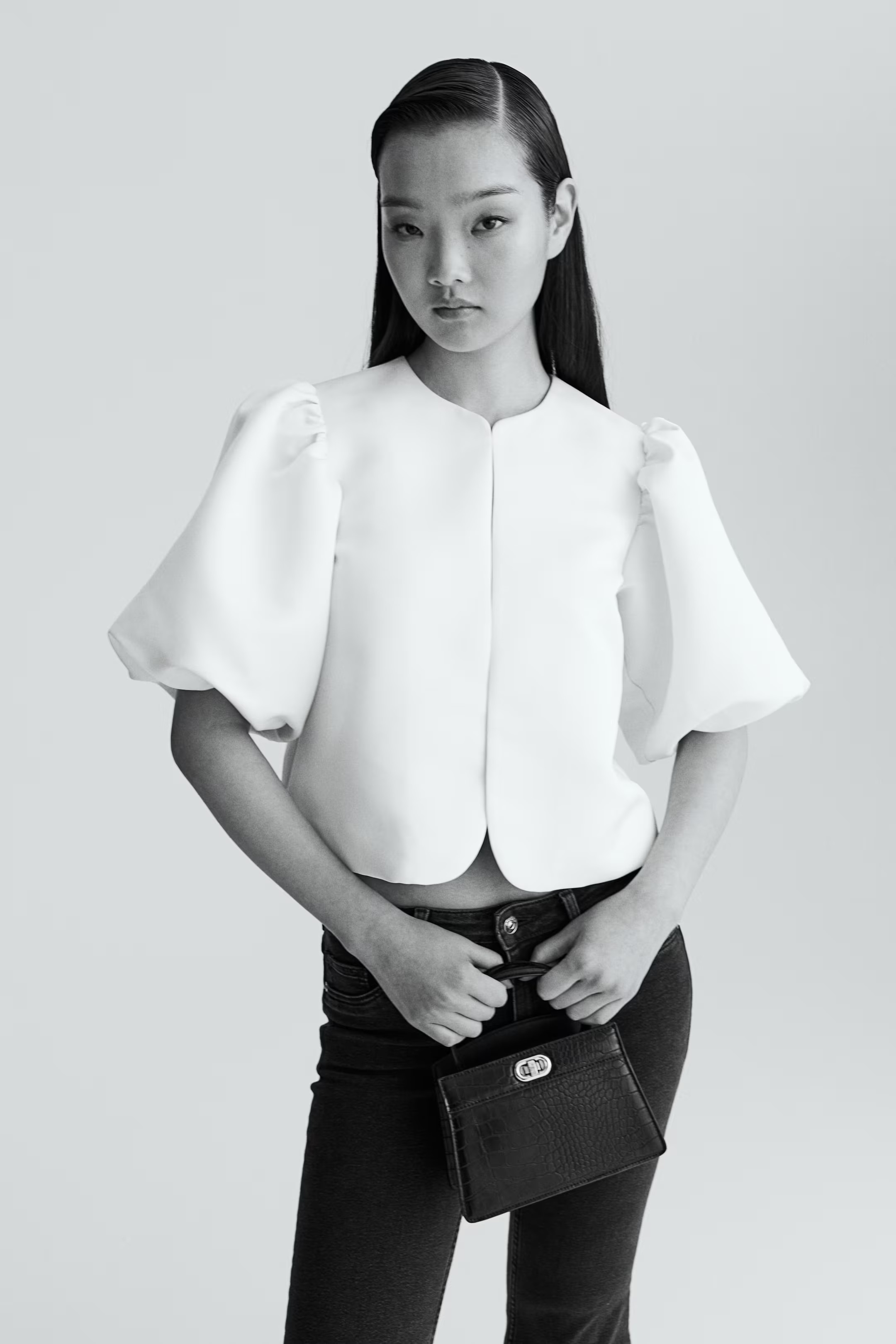 Puff-sleeved jacket | H&M (UK, MY, IN, SG, PH, TW, HK)