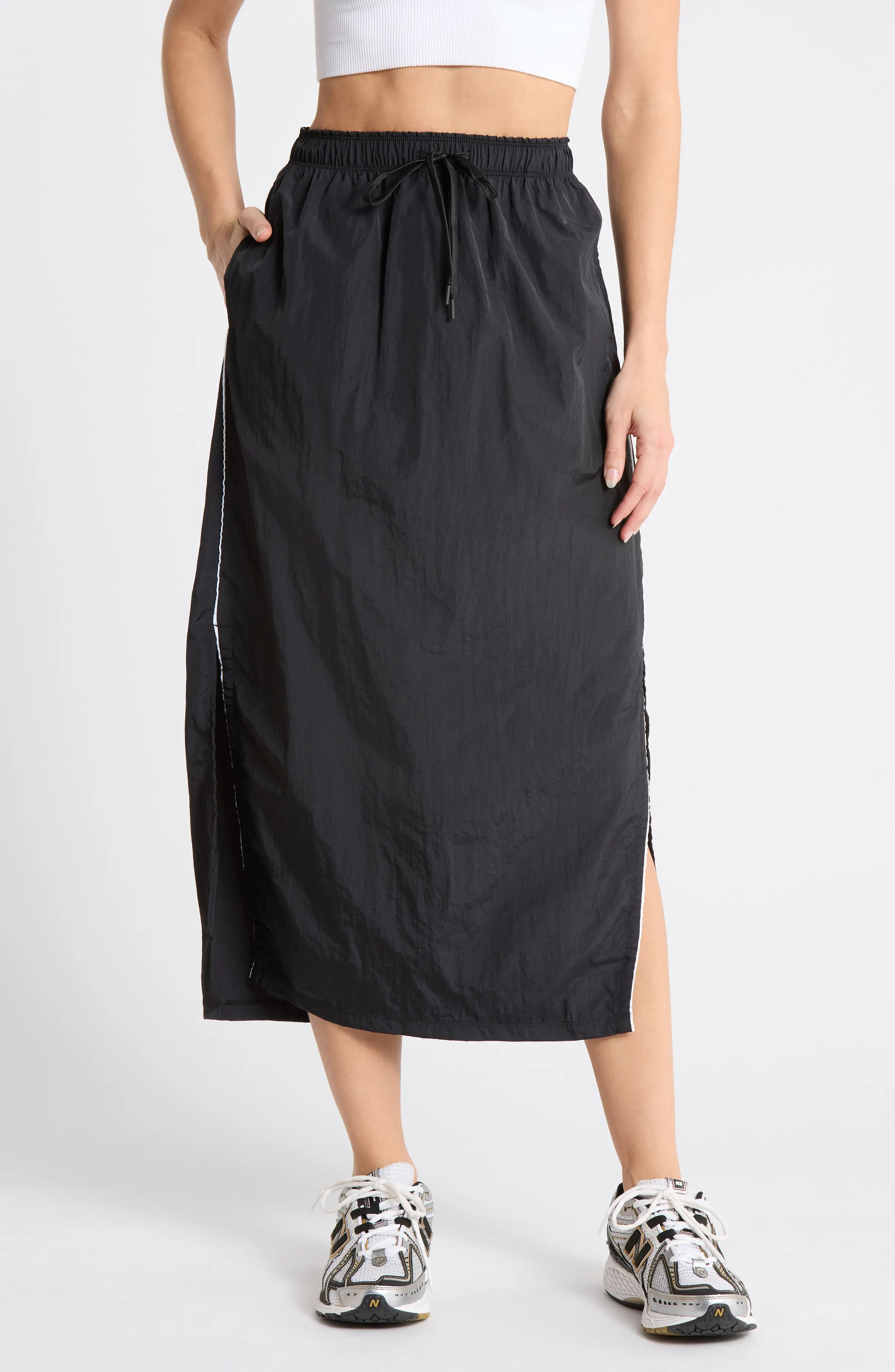 Breakaway Crinkled Maxi Skirt (Women) | Nordstromrack | Nordstrom Rack