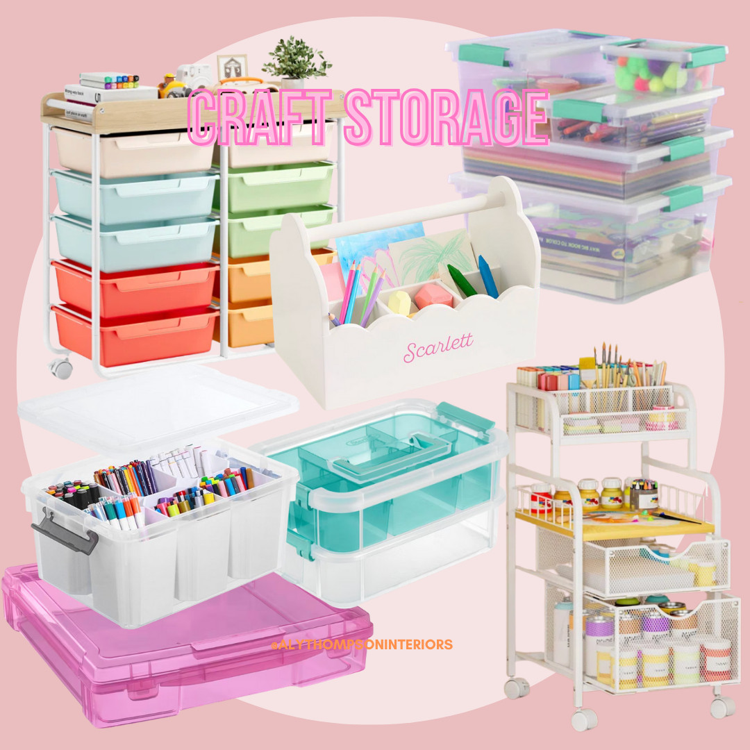 Craft Storage | Art Bin | Kid's Craft Storage | Clear Bins | Bin Storage | Stackable Storage | Kid Craft Organization 

 #LTKdayinmylife #LTKmomlife #LTKKids