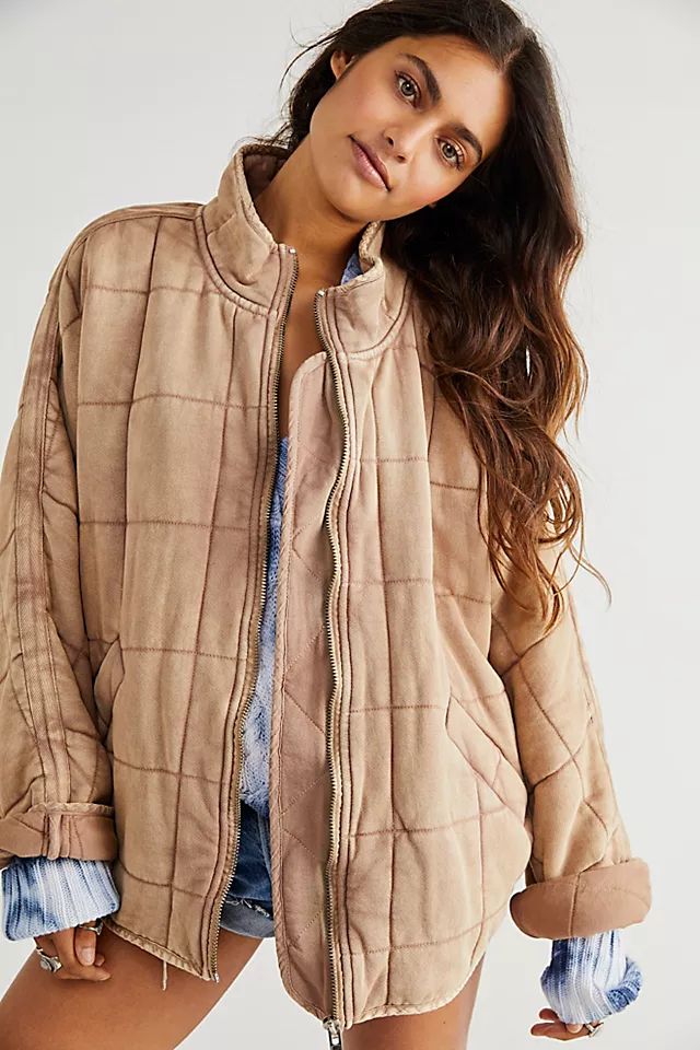 Dolman Quilted Knit Jacket | Free People (Global - UK&FR Excluded)