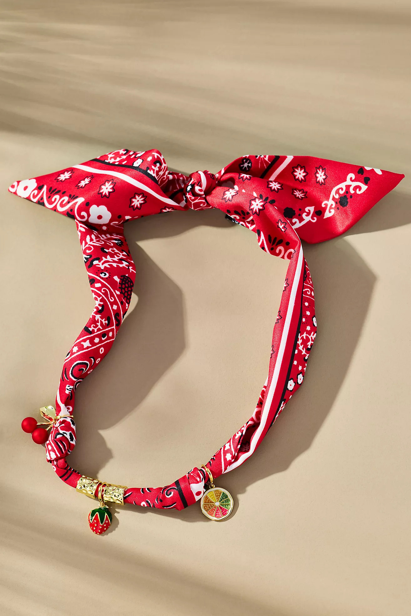 Gemelli Bandana Charm Necklace | Anthropologie (US)