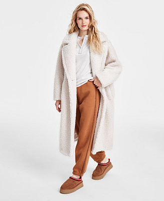 UGG® Women's Gertrude Teddy Coat - Macy's | Macy's