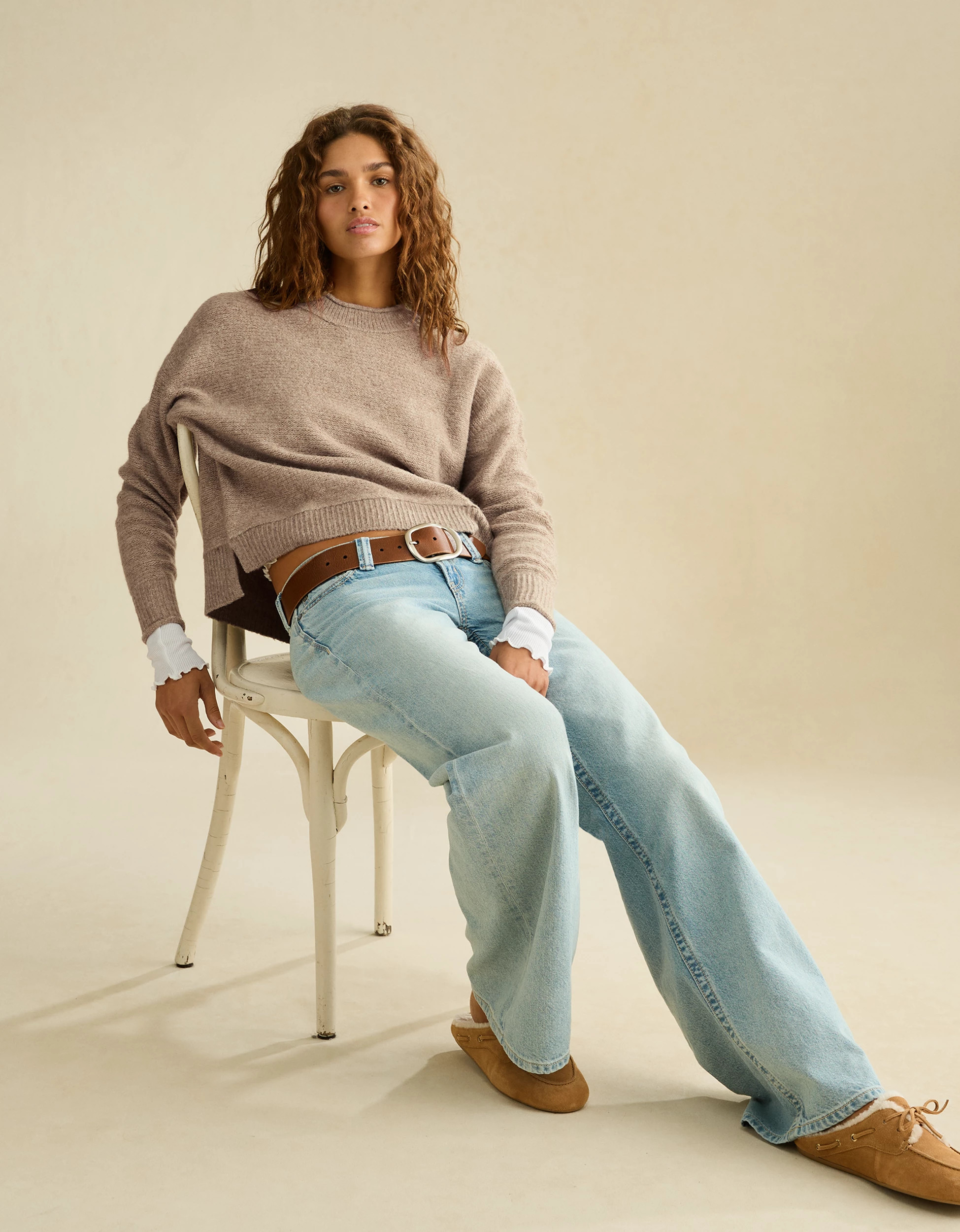AE Whoa So Soft Cropped Sweater | American Eagle Outfitters (US & CA)