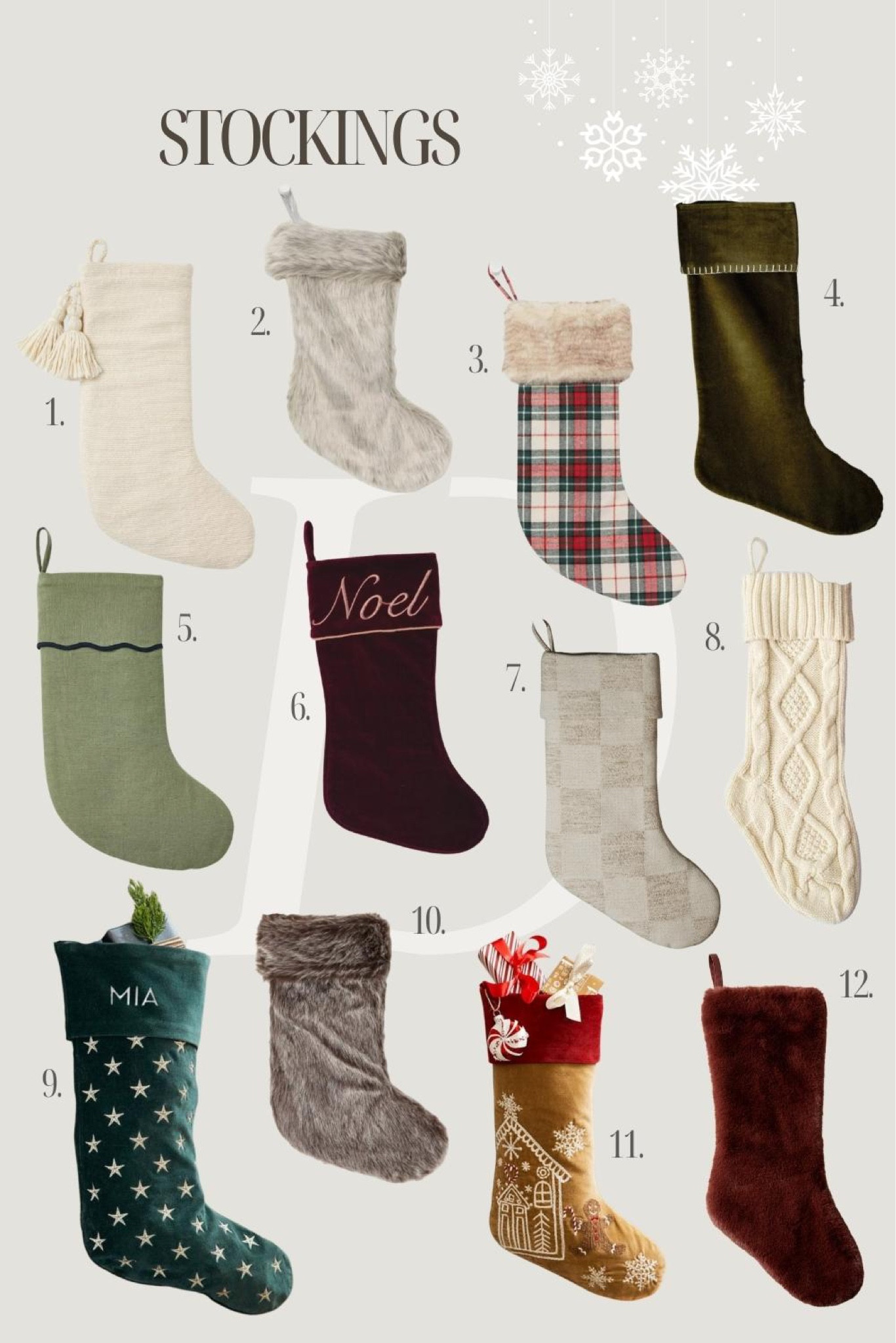 Cozy stockings to make a fireplace look so festive!!! 

#LTKHoliday #LTKfindsunder100 #LTKhome