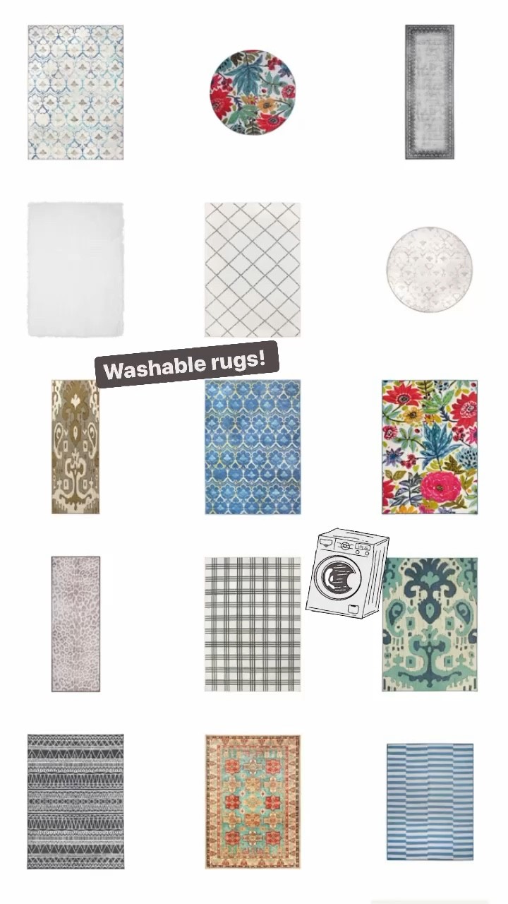 Washable rugs, kitchen rug, colorful rug, durable rug, runner  

#LTKfamily #LTKhome