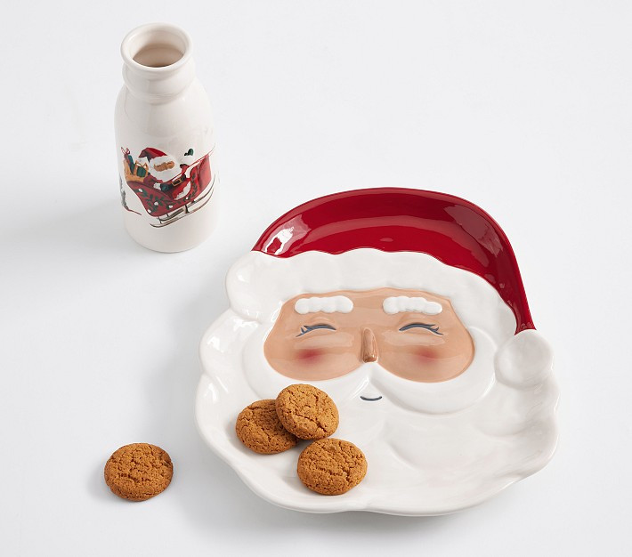 Cookies For Santa Shaped Set | Pottery Barn Kids