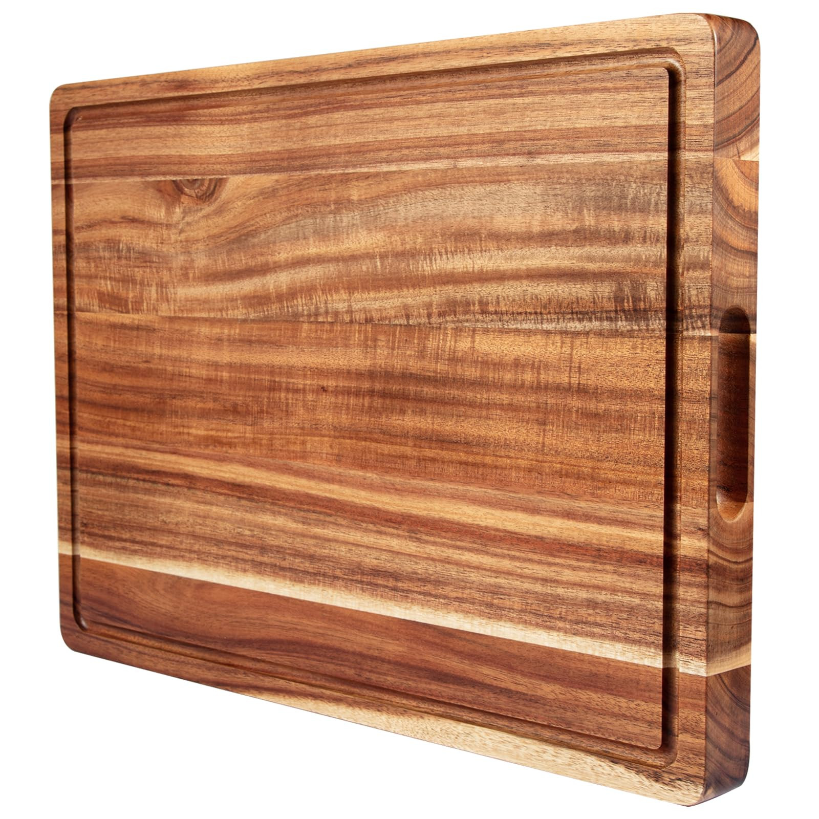 20 Inch Large Acacia Wood Cutting Board 1.5" Thick, Reversible Wooden Cutting Board for Kitchen, ... | Amazon (US)