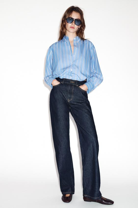 GLOBE STRIPED SHIRT | Zara UK