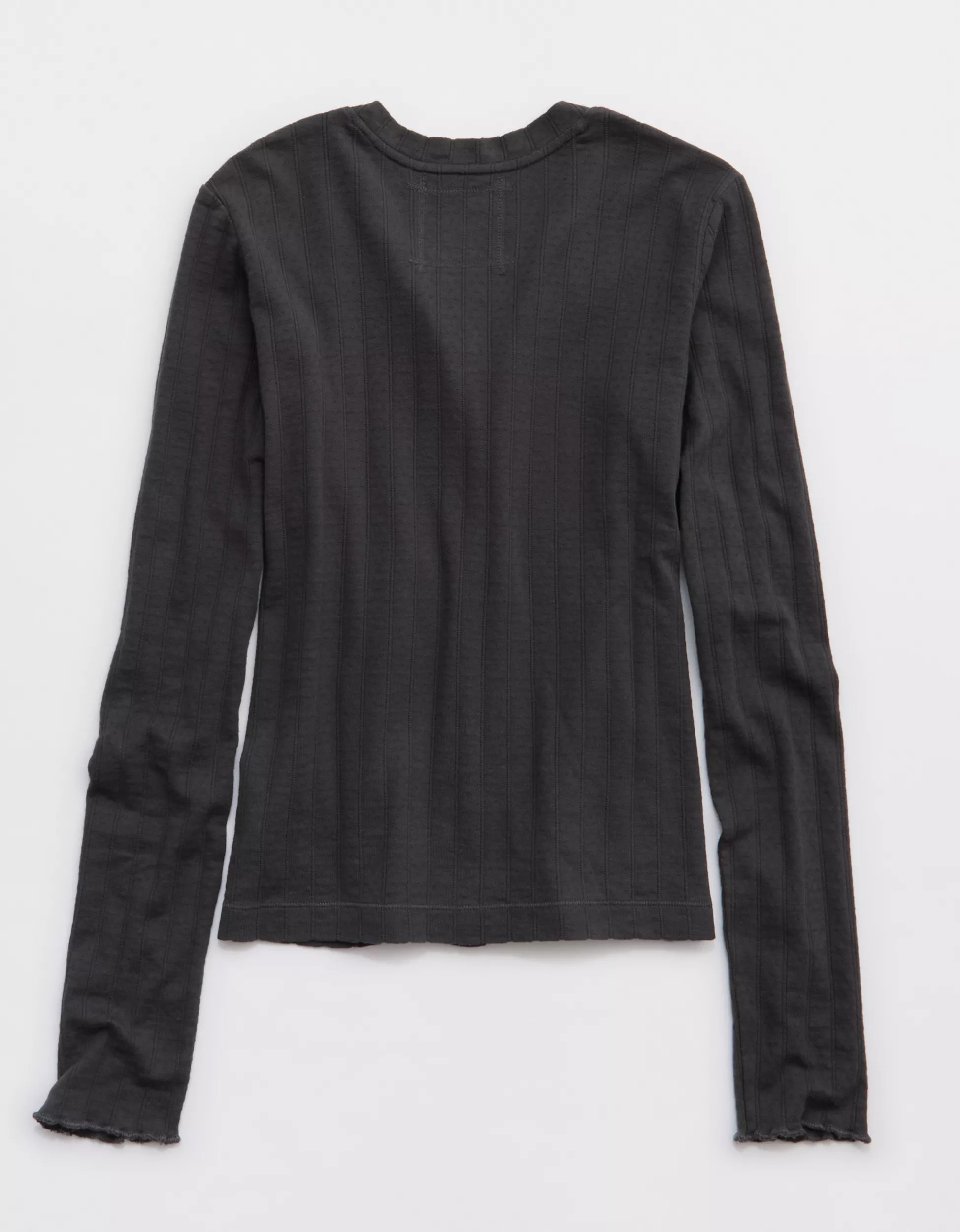 Aerie Pointelle Cardi T-Shirt | Aerie