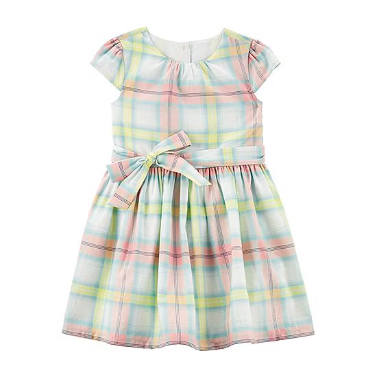 Carter's Toddler Girls Short Sleeve A-Line Dress | JCPenney
